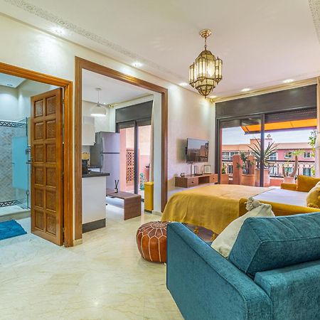 Le Jasmin - Appartement Authentique A Gueliz Marrákes Kültér fotó