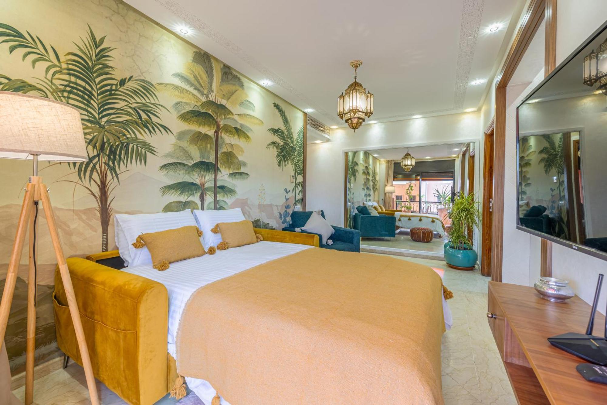 Le Jasmin - Appartement Authentique A Gueliz Marrákes Kültér fotó