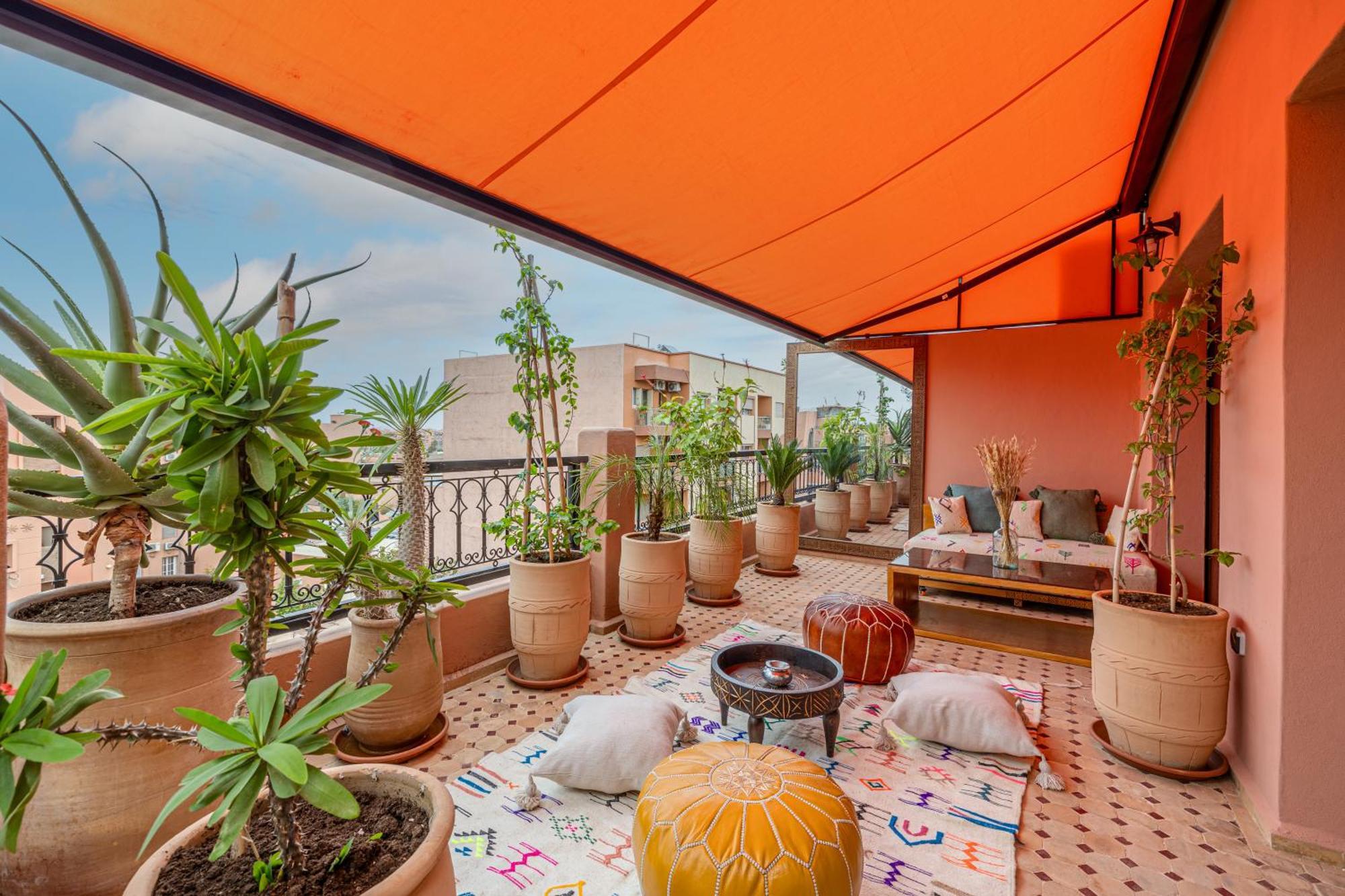 Le Jasmin - Appartement Authentique A Gueliz Marrákes Kültér fotó