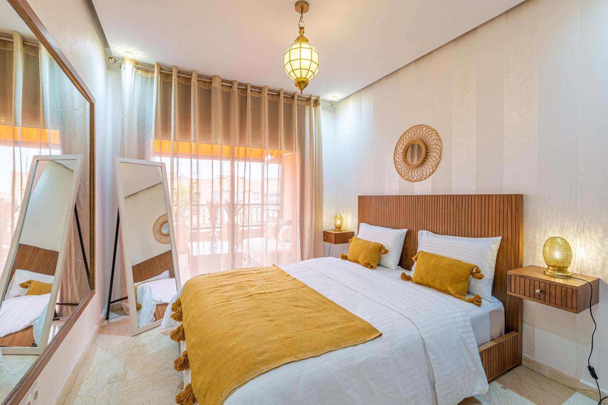 Le Jasmin - Appartement Authentique A Gueliz Marrákes Kültér fotó