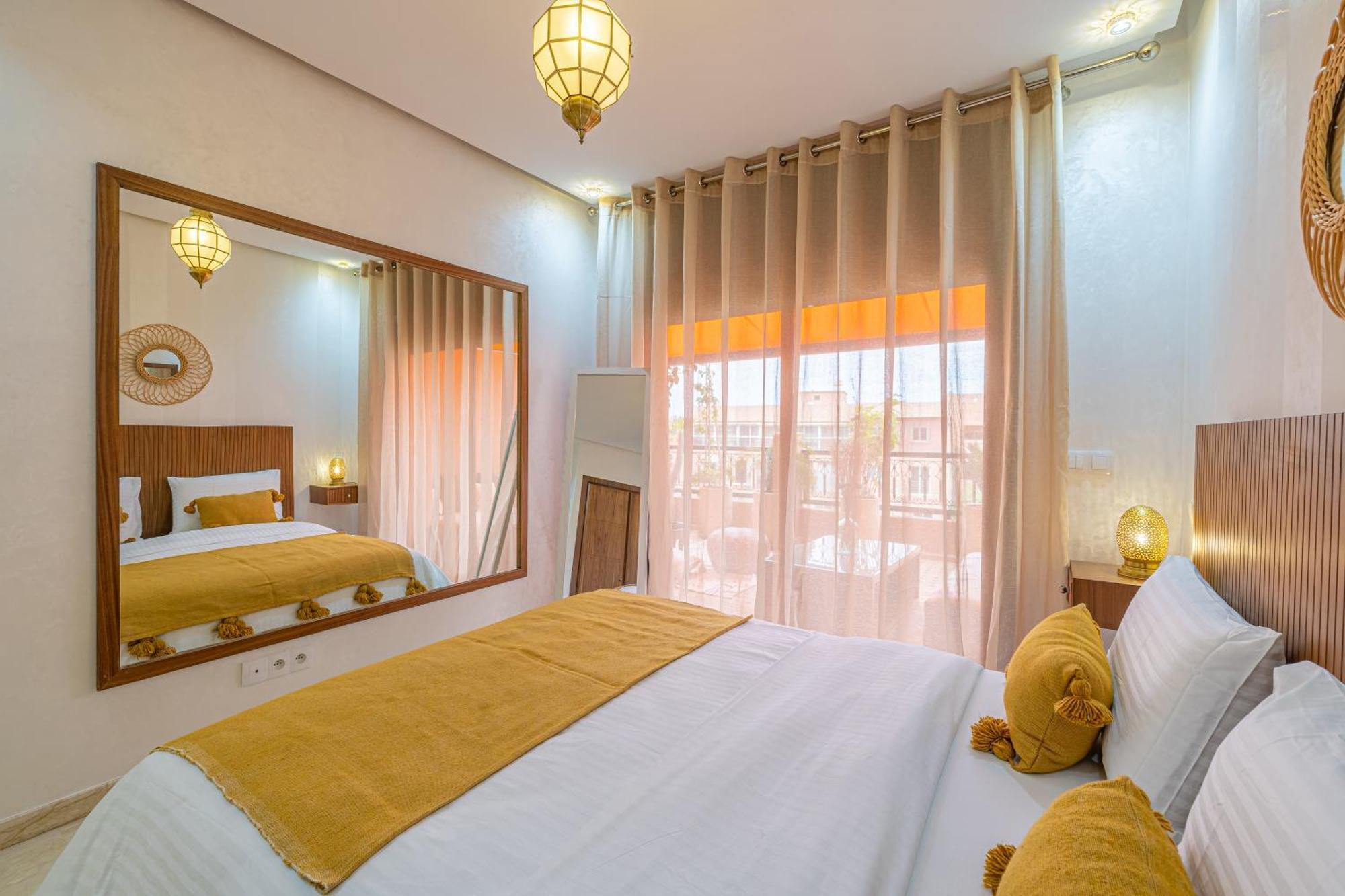 Le Jasmin - Appartement Authentique A Gueliz Marrákes Kültér fotó