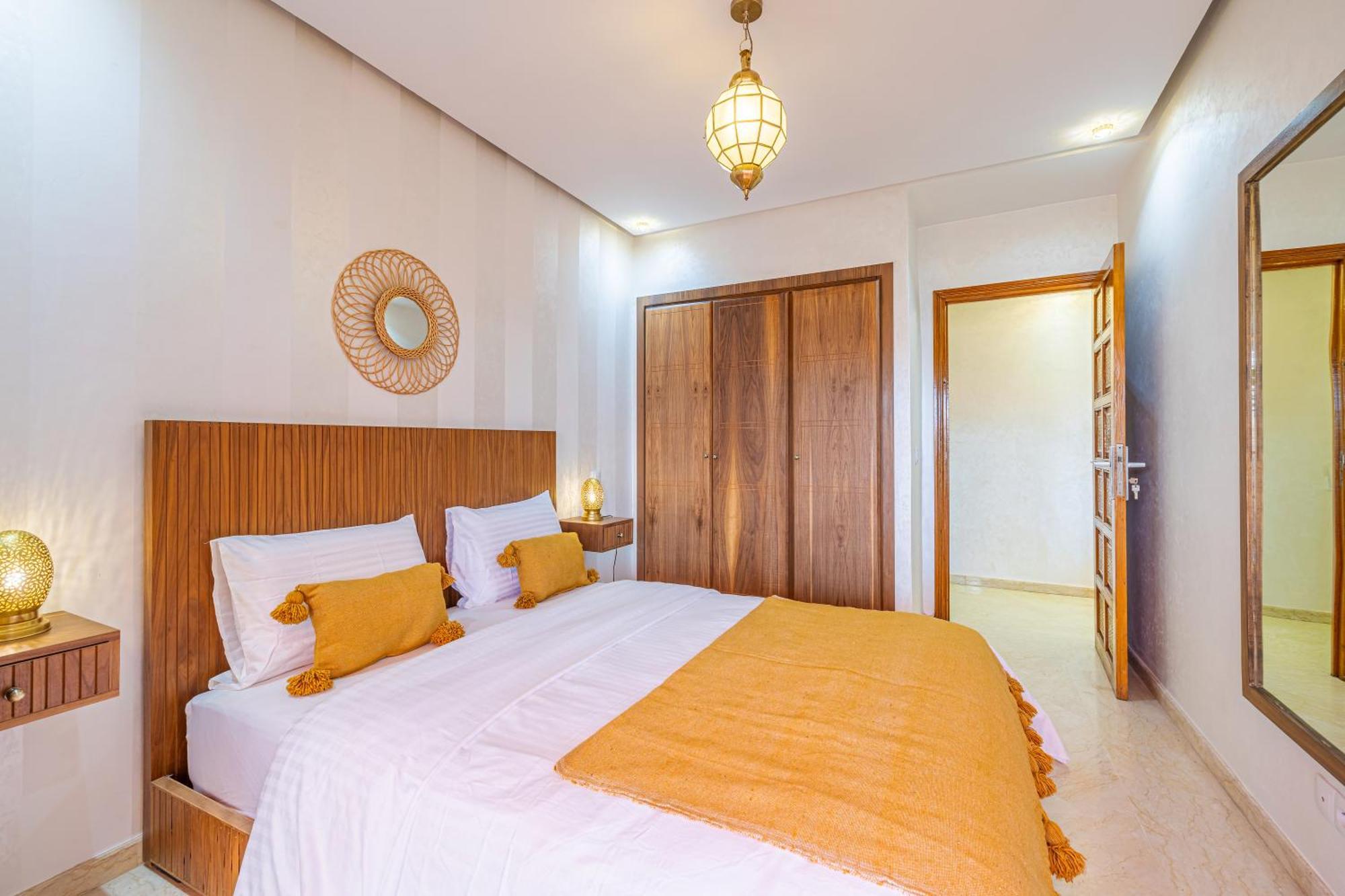 Le Jasmin - Appartement Authentique A Gueliz Marrákes Kültér fotó
