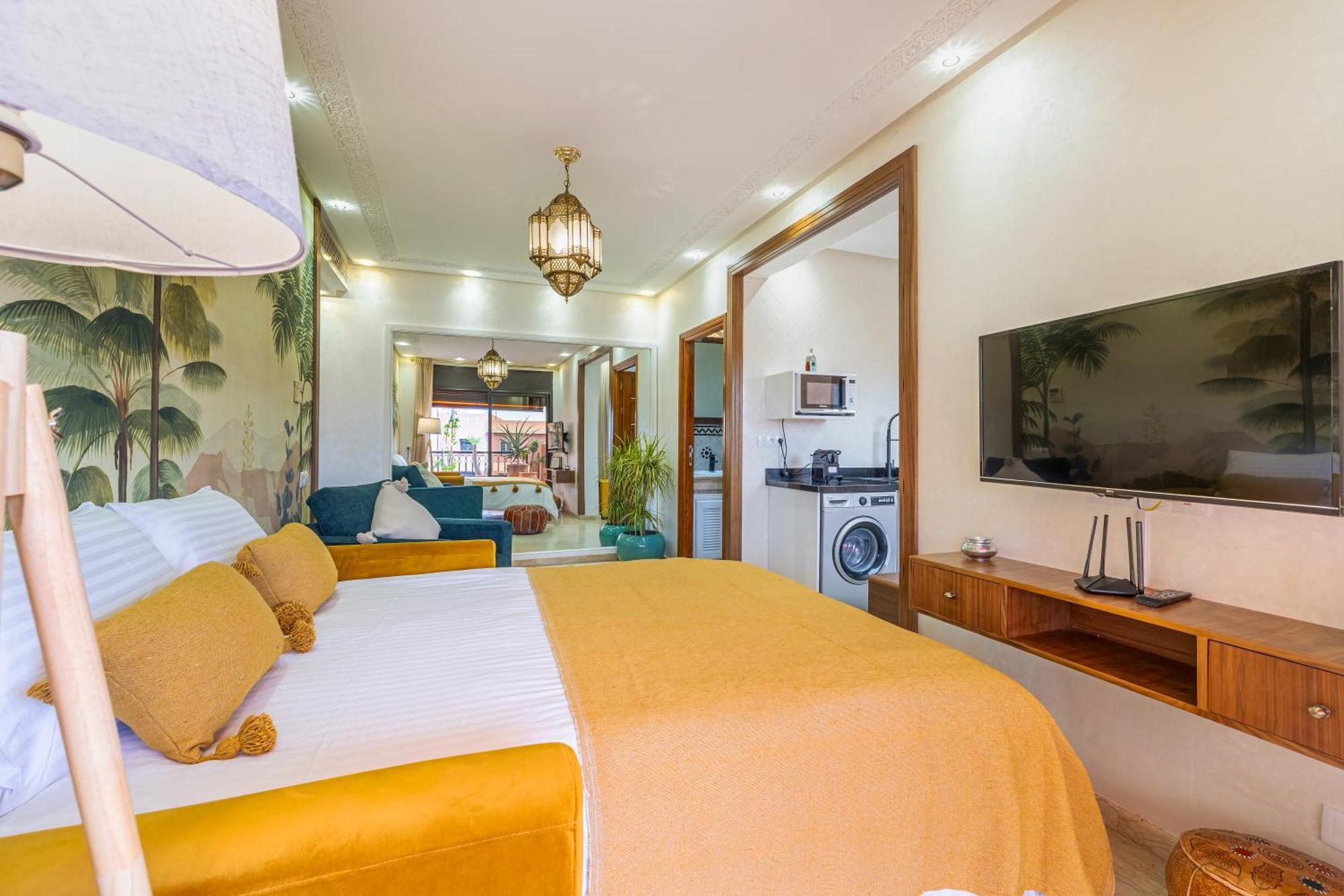 Le Jasmin - Appartement Authentique A Gueliz Marrákes Kültér fotó